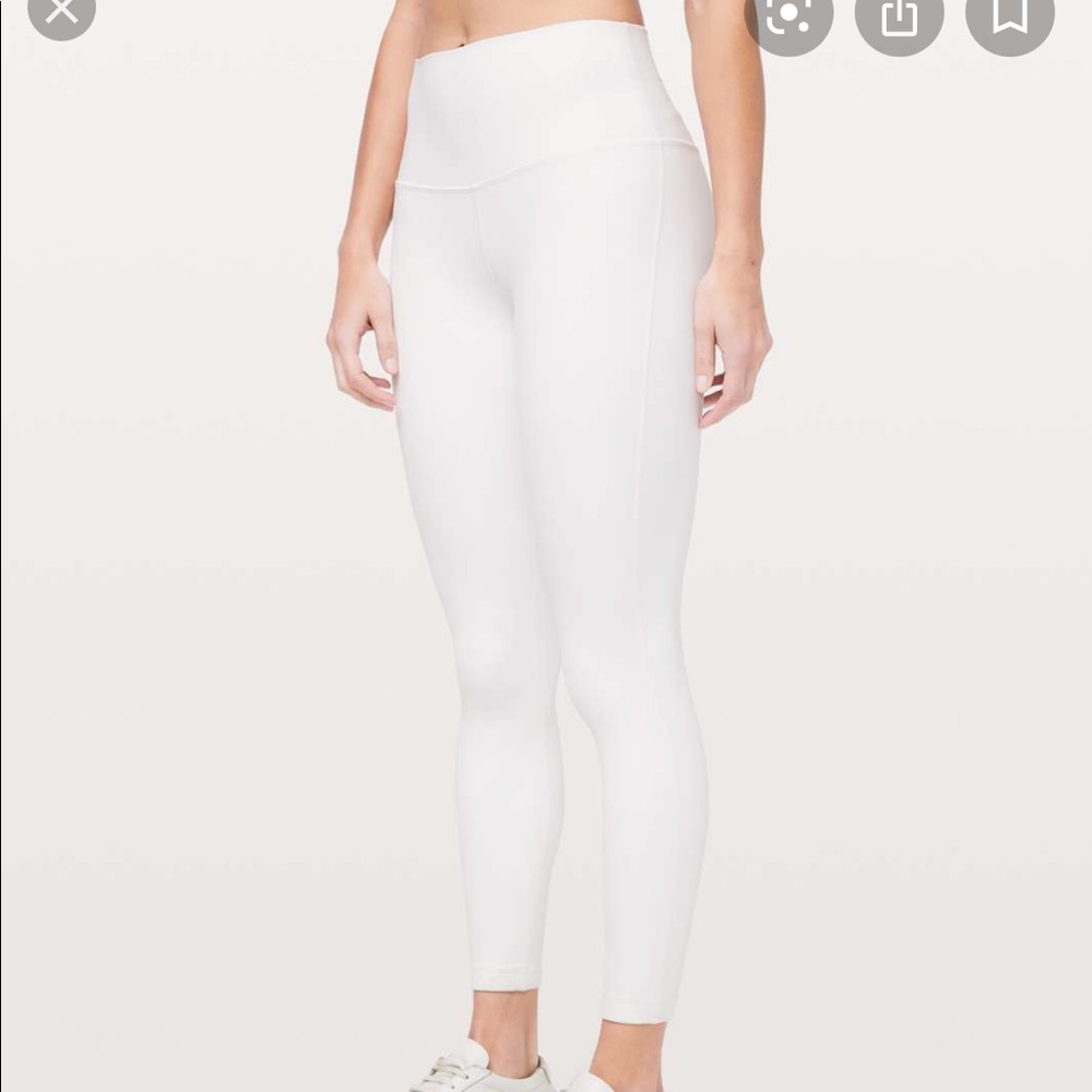 Lululemon Align II - 25" Legging in white